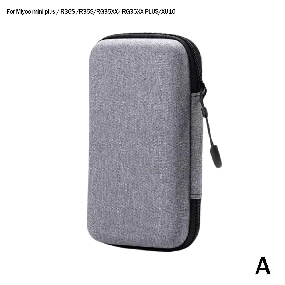 Portable Game Caseretro Game Console Case Storage Bag Protective Zipper Carry Bag EVA Hard Handbag for Mini Plus/ R36 T5X3