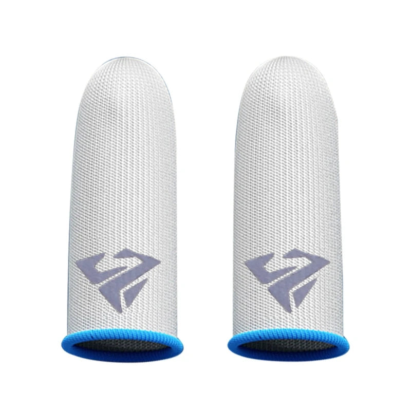 1 Pair Gamer Finger Sleeves Sweatproof Gamer Finger Covers Touch Screen Fingertips Sleeve for Mobile Game