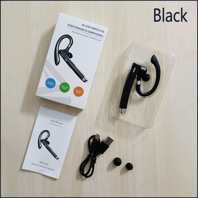 Wireless Headphones Bluetooth Headset with Microphone Earphones Handsfree Noise Canceling Audifonos Talking Business Driving