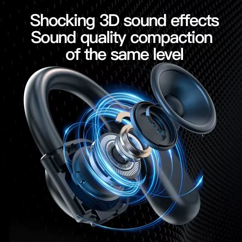 BY99 Wireless Headphones Bluetooth with Microphone Bone Conduction Handsfree Noise Canceling Earphones for Driving Audifonos